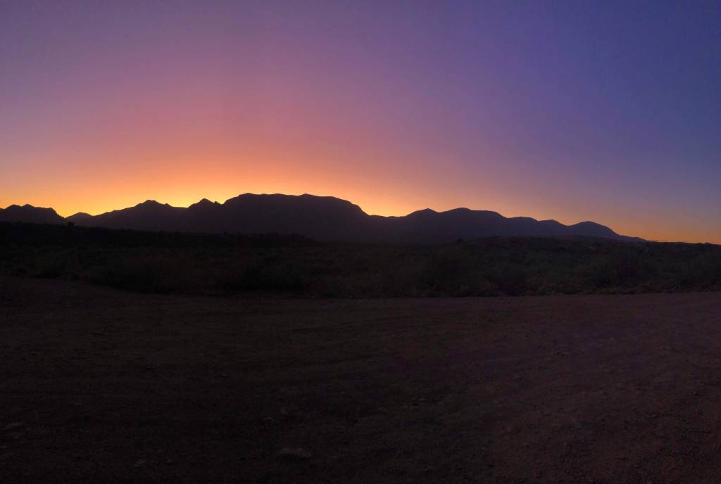 Sunset in Tonto National Forest