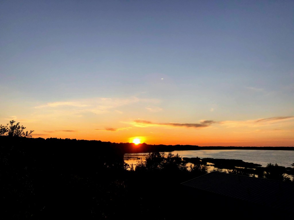 Watching the Sunset over Onondaga Lake in Syracuse, New&nbsp;York