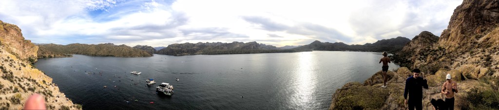 Panorama of Saguaro Lake