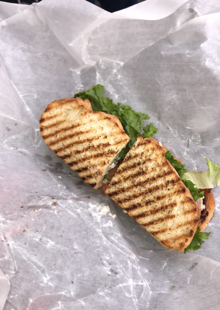 Sandwich from Skaneateles Bakery