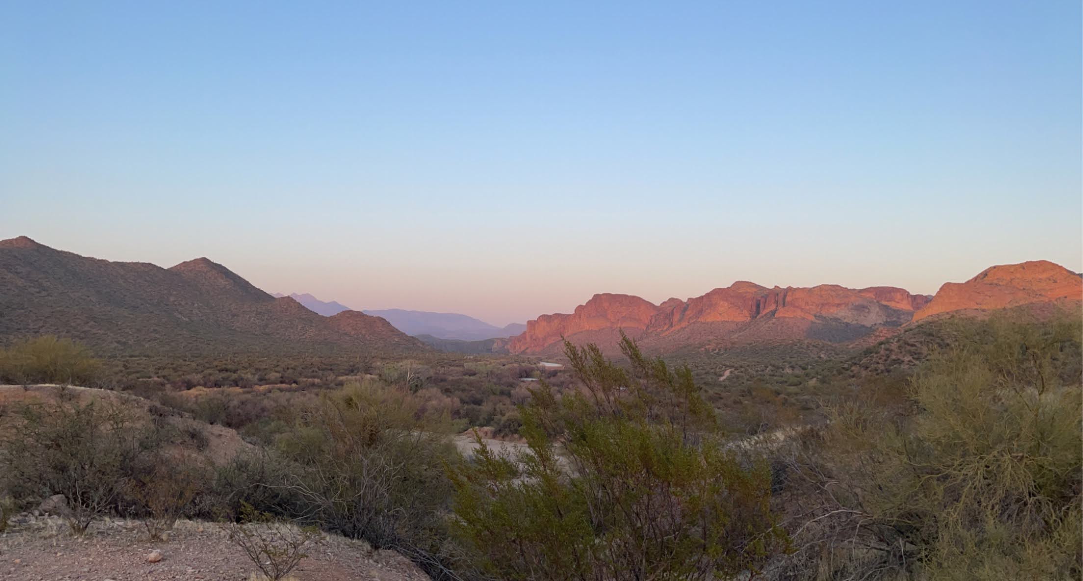 Hiking in Bulldog Canyon, Arizona