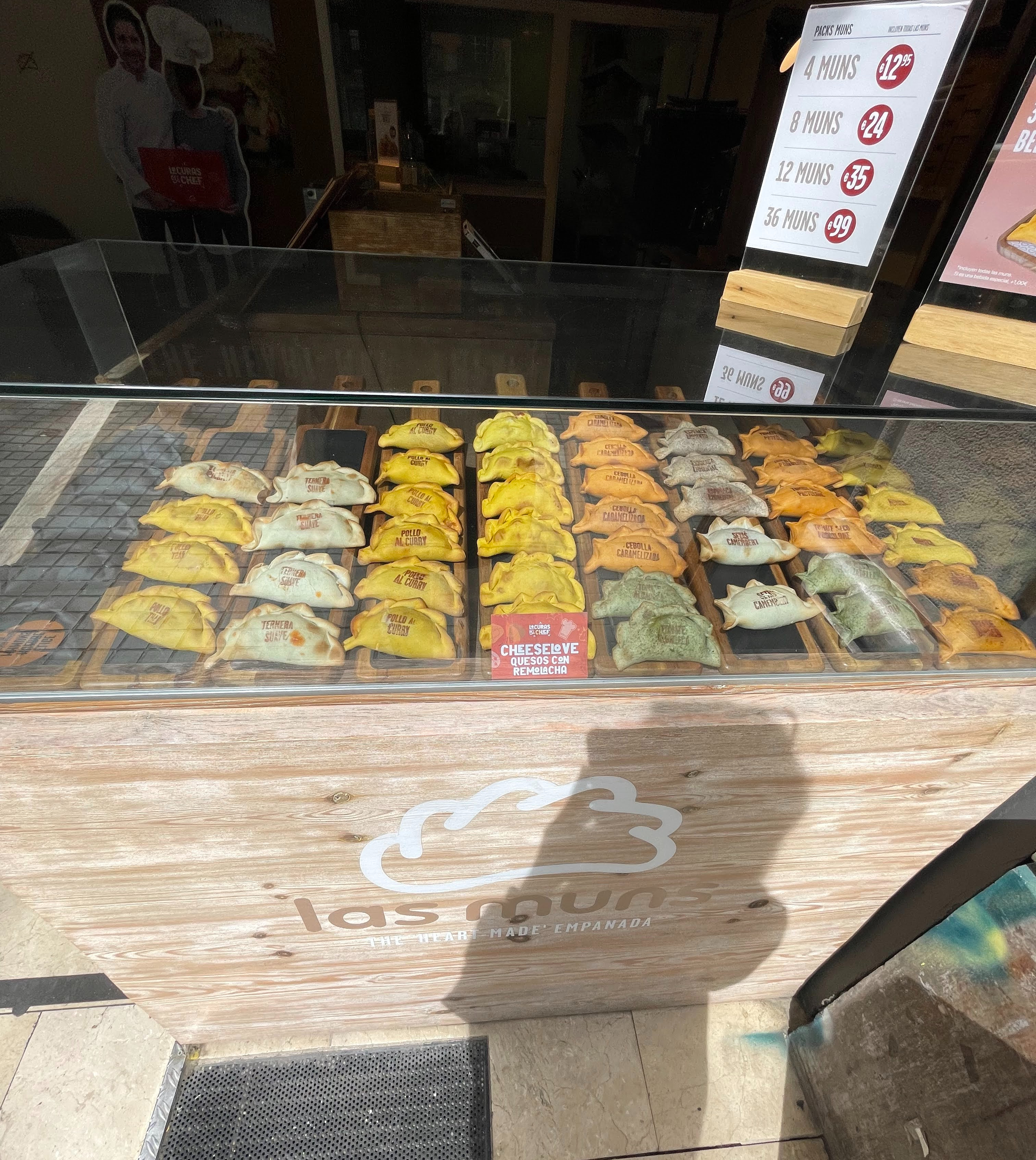 empanadas from Las Muns in Spain