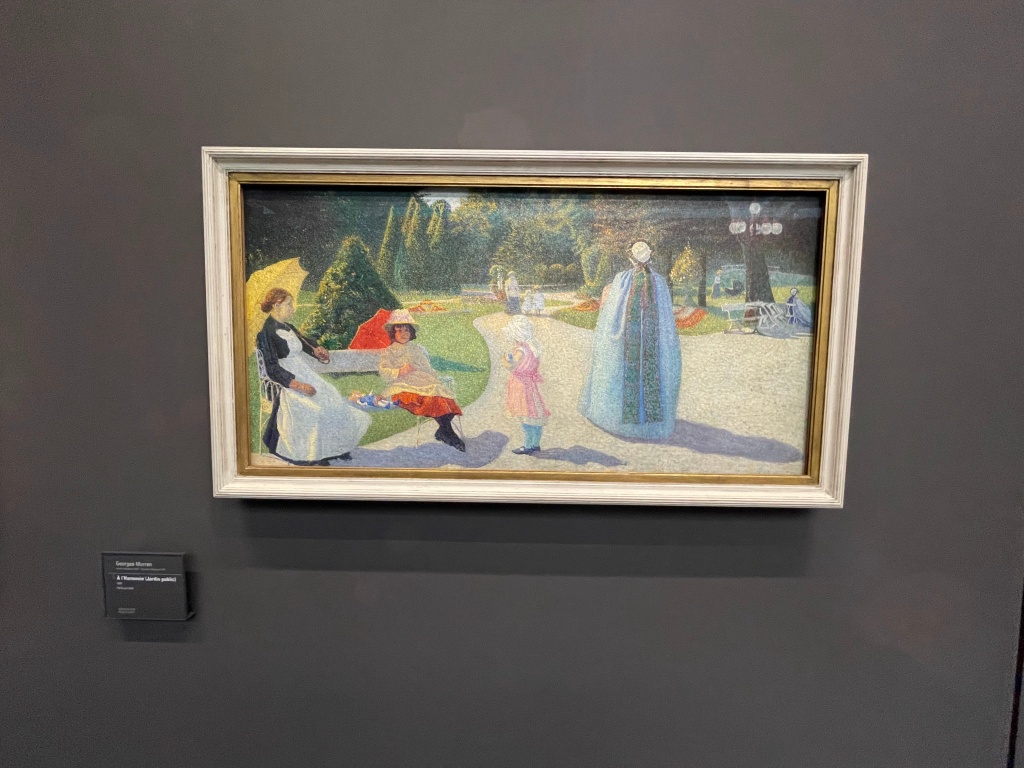 Photo of George Morren's "A l’Harmonie (Jardin public)" from Musée d'Orsay